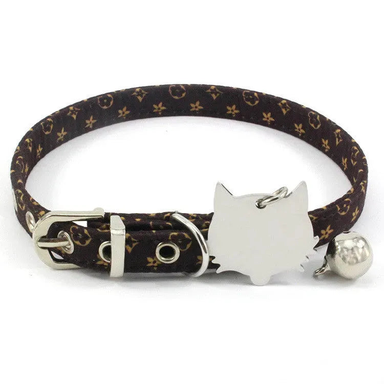 Double-sided Laser Engraving Pet Collar Brass Bell - Bellarte Enchanté Double-sided Laser Engraving Pet Collar Brass Bell